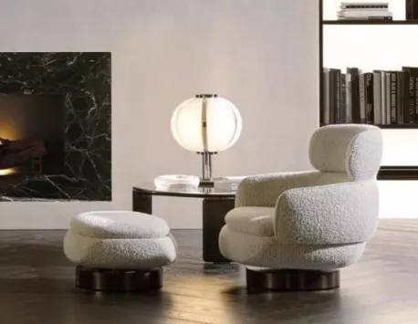 Einzigartig und handgefertigt  Relaxsessel inkl. Hocker