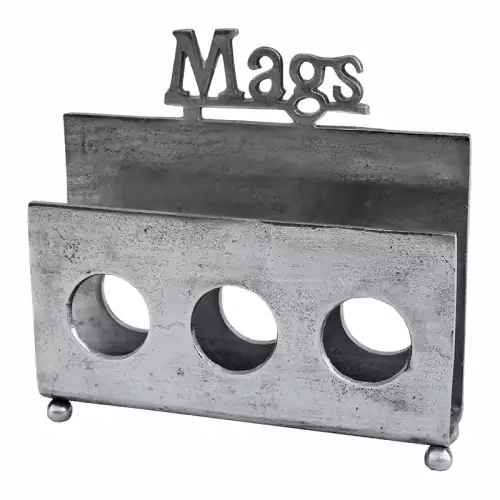 Einzigartig und handgefertigt  Magazin Rack 29x7,5x28cm