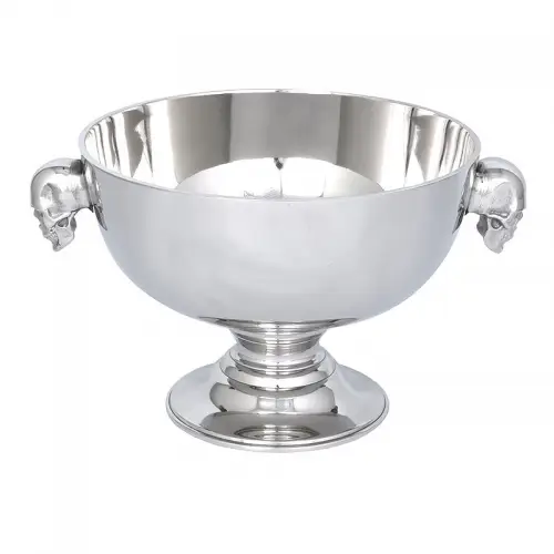 Einzigartig und handgefertigt  Obstschale 30x30x21cm Totenkopf