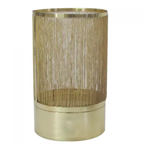 Einzigartig und handgefertigt  Wirbelsturm Maliah 29x26x44cm gold