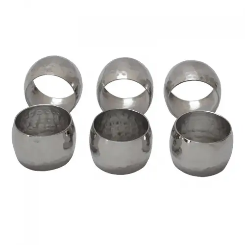 Einzigartig und handgefertigt  Napking Ring 4.5x4.5x3cm (6er Set) in Geschenkbox