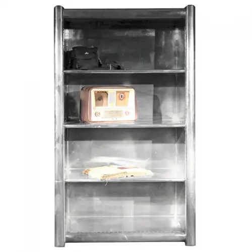 Einzigartig und handgefertigt  Flugzeug-Truhe Rochelle 100x50x170cm