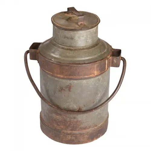 Einzigartig und handgefertigt  Milchkanne 28x25x42cm Farblich sortiert