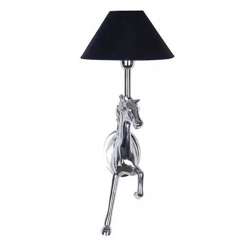 Einzigartig und handgefertigt  Wall Lamp 18x16x51cm Horse (Lampshade not included!) 
