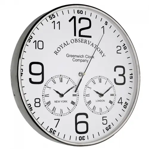 Einzigartig und handgefertigt  Wanduhr 51x5x51cm Große königliche Sternwarte