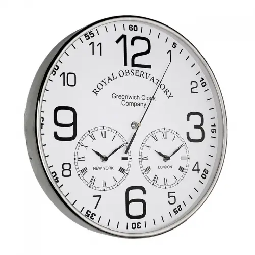 Einzigartig und handgefertigt  Wanduhr 46x5x46cm Kleine königliche Sternwarte