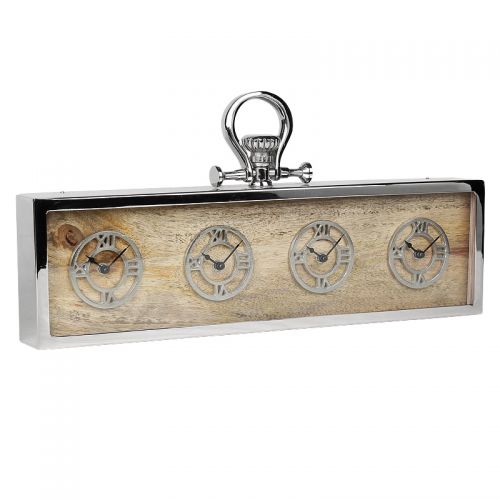 Einzigartig und handgefertigt  Tischuhr Cambria 25x5x52cm