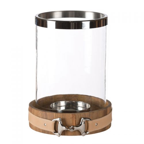 Einzigartig und handgefertigt  Hurricane Light Nola 22x22x30cm Horse Bit