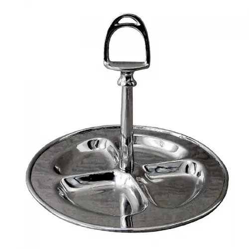 Einzigartig und handgefertigt  Nut Dish 19x19x16cm 4 Way Horse Paddle