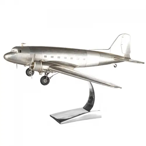 Einzigartig und handgefertigt  Dakota DC-3 64,5x97x17cm