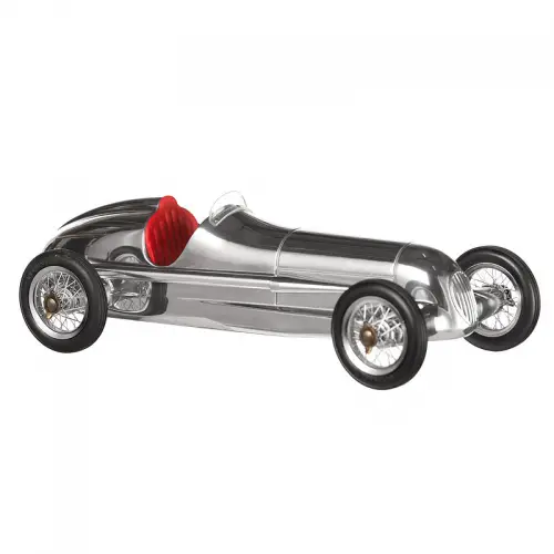 Einzigartig und handgefertigt  Silberpfeil, Rot Sitz 31x14,6x9cm