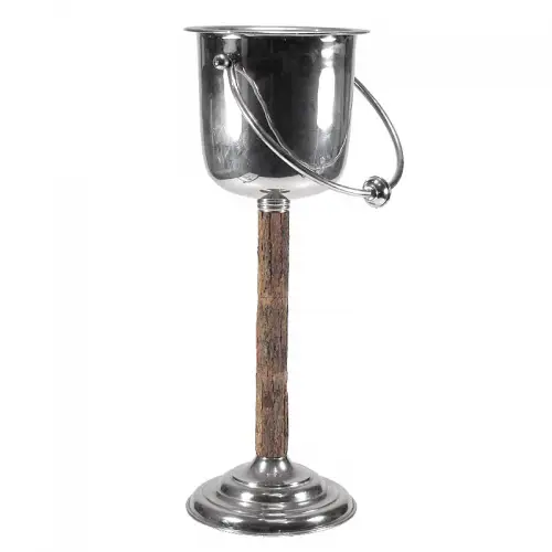 Einzigartig und handgefertigt  Weinkühler auf Ständer 24x24x63cm