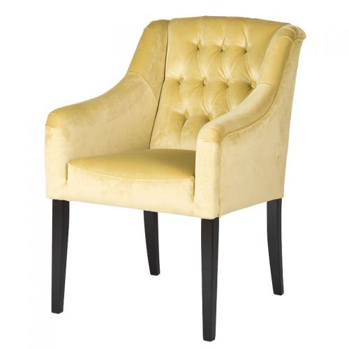 Einzigartig und handgefertigt  Bianco Arm Esszimmerstuhl