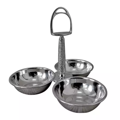 Einzigartig und handgefertigt  Nut Dish 21x20x18cm With Horse Paddle Handle