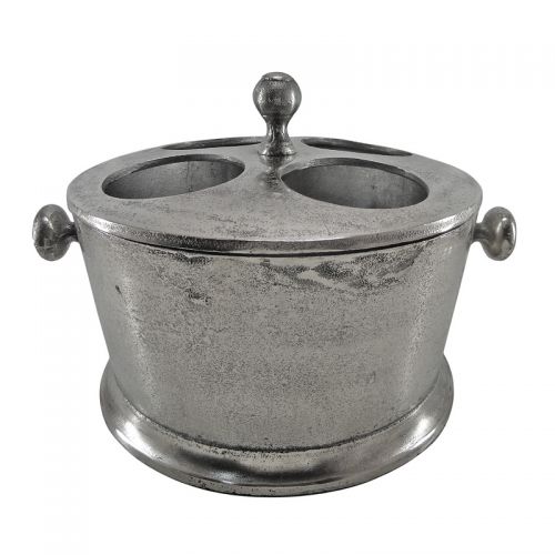 Einzigartig und handgefertigt  Weinkühler 4 Flaschen 37x30x24cm