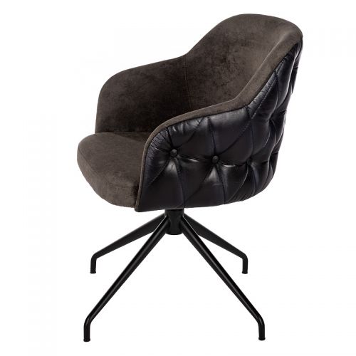 Einzigartig und handgefertigt  Alonzo Armlehnstuhl mit Drehsystem