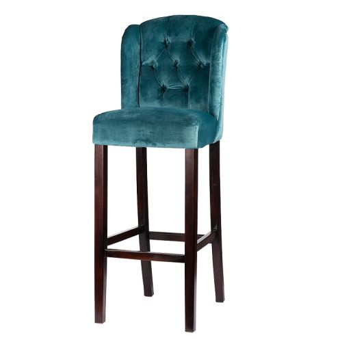 Einzigartig und handgefertigt  Neuer Seitenbarstuhl Chesterfield