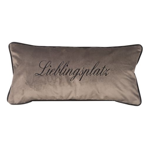 Einzigartig und handgefertigt  Samt Grau liebelingsplatz 30x60x10 cm