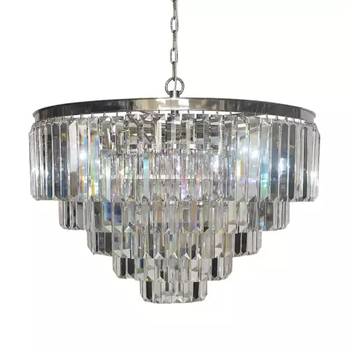 Einzigartig und handgefertigt  Ceiling Lamp 80x80x51cm Clear Crystal
