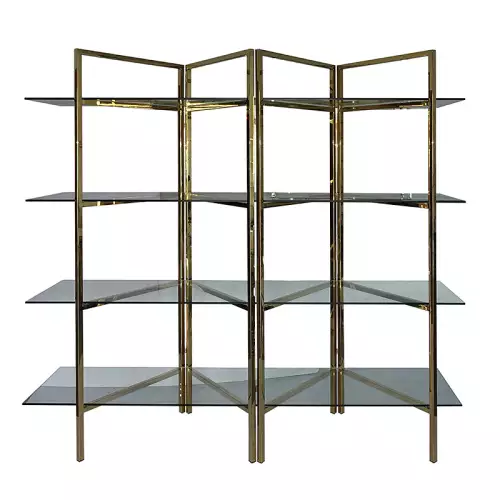 Einzigartig und handgefertigt  Kabinett Scottsburg 200x50x200cm Klarglas