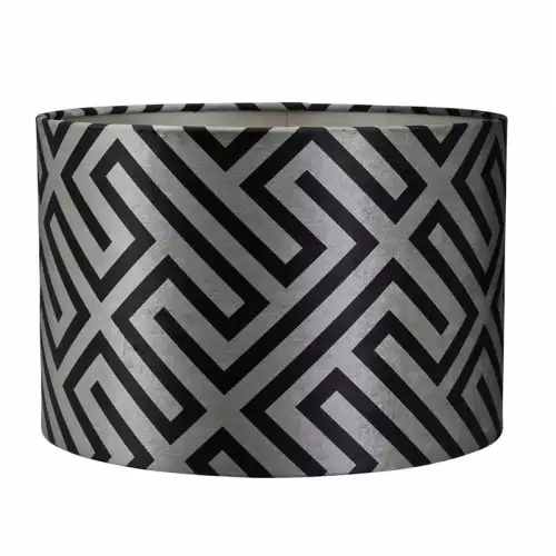 Einzigartig und handgefertigt  Cilinder Geometrisch antrazit auf taupe