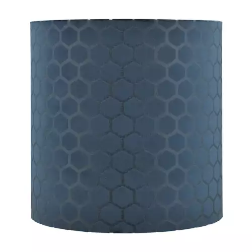 Einzigartig und handgefertigt  Hexa 04 Mitternacht auf taupefarbenem Cilinder