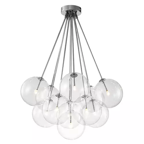 Einzigartig und handgefertigt  Deckenleuchte Smaragd