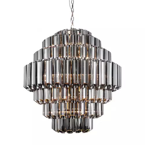 Einzigartig und handgefertigt  Ceiling Lamp Castelli Groß 80x80x93cm Smoked Glass