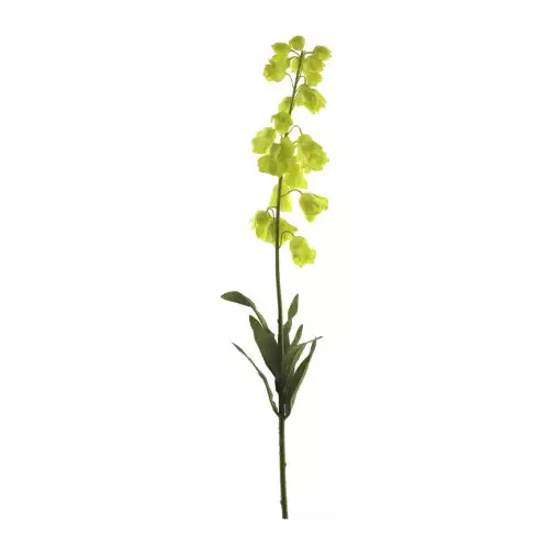 Einzigartig und handgefertigt  Campanula spray gelb 92cm