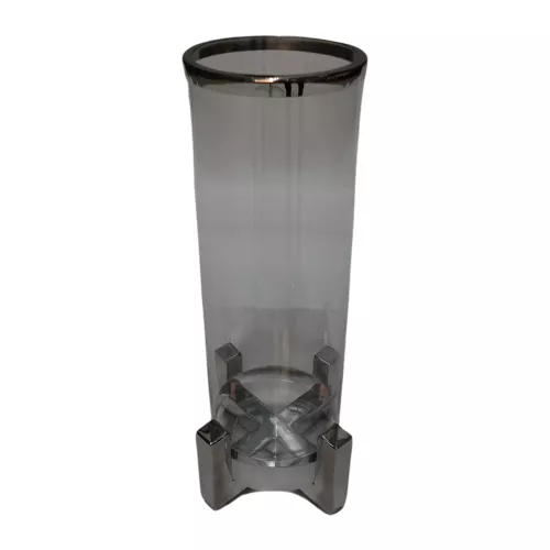 Einzigartig und handgefertigt  Hurricane Milano M 12x12x34cm Silver