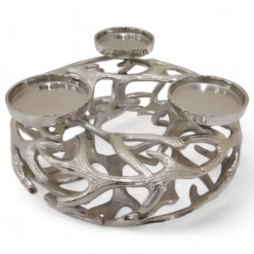 Einzigartig und handgefertigt  SALE Bunch Antler T-Light klein 29x29x11,5cm