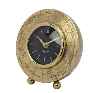 Einzigartig und handgefertigt  Table Clock Globa