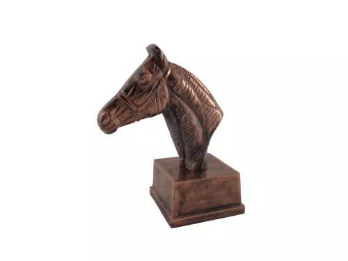Einzigartig und handgefertigt  Bookend 17x17x16cm Horse