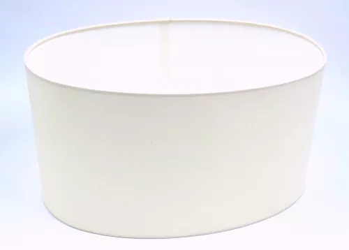 Einzigartig und handgefertigt  Chinette 02 Creme auf Weiß Zylinder Oval